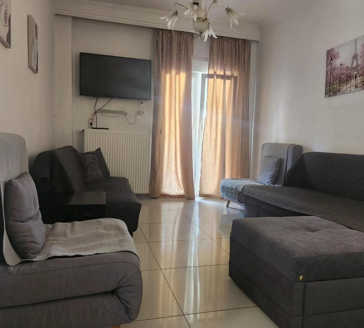 Sea , Airport,Parking 56Sqm Apt Thessaloniki Apartment